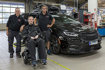 Drive-by-Wire Fahrzeugumbau für Rollstuhlfahrer