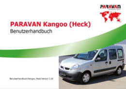 Paravan Bedienungsanlietung Renault Kangoo Heckeinstieg