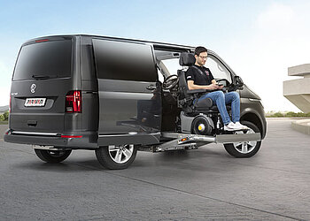 Behindertengerechter Fahrzeugumbau VW T6.1 mit Liftsystem