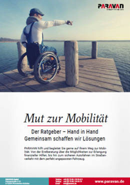 Kostenträger Broschüre Paravan Mut zur Mobilität
