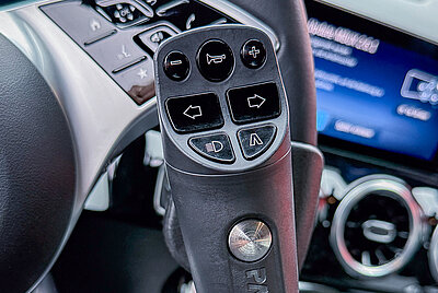 Das Bedienfeld des Multimote mit den neuen schwarzen Tasten