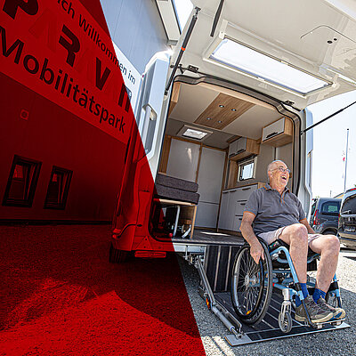 Behindertengerecht umgebautes Wohnmobil von Paravan