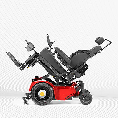 Paravan E-Rollstuhl PR 40 mit elektrischer Kantelung (45 grad)