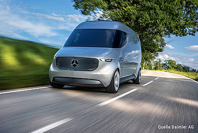 Paravan Industrieprojekt Mercedes Van Vision autonomes Fahren