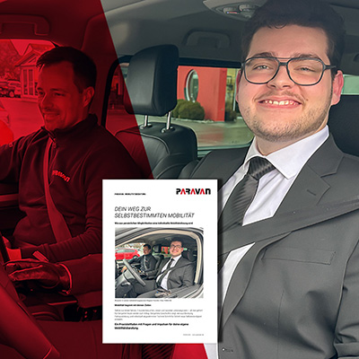 PARAVAN Whitepaper zur selbstbestimmten Mobilität mit Benjamin in seinem individuell angepassten Peugeot Traveller